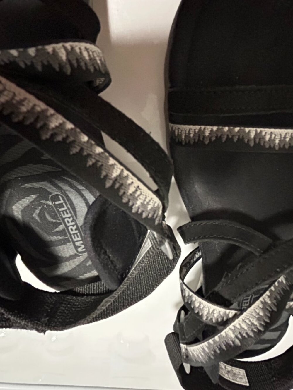 Merrell Perfomance  Balck sandals 7 - Picture 3 of 4